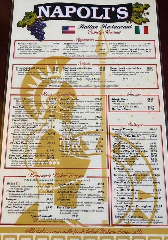 Menu Napolis Italian Restaurant-3