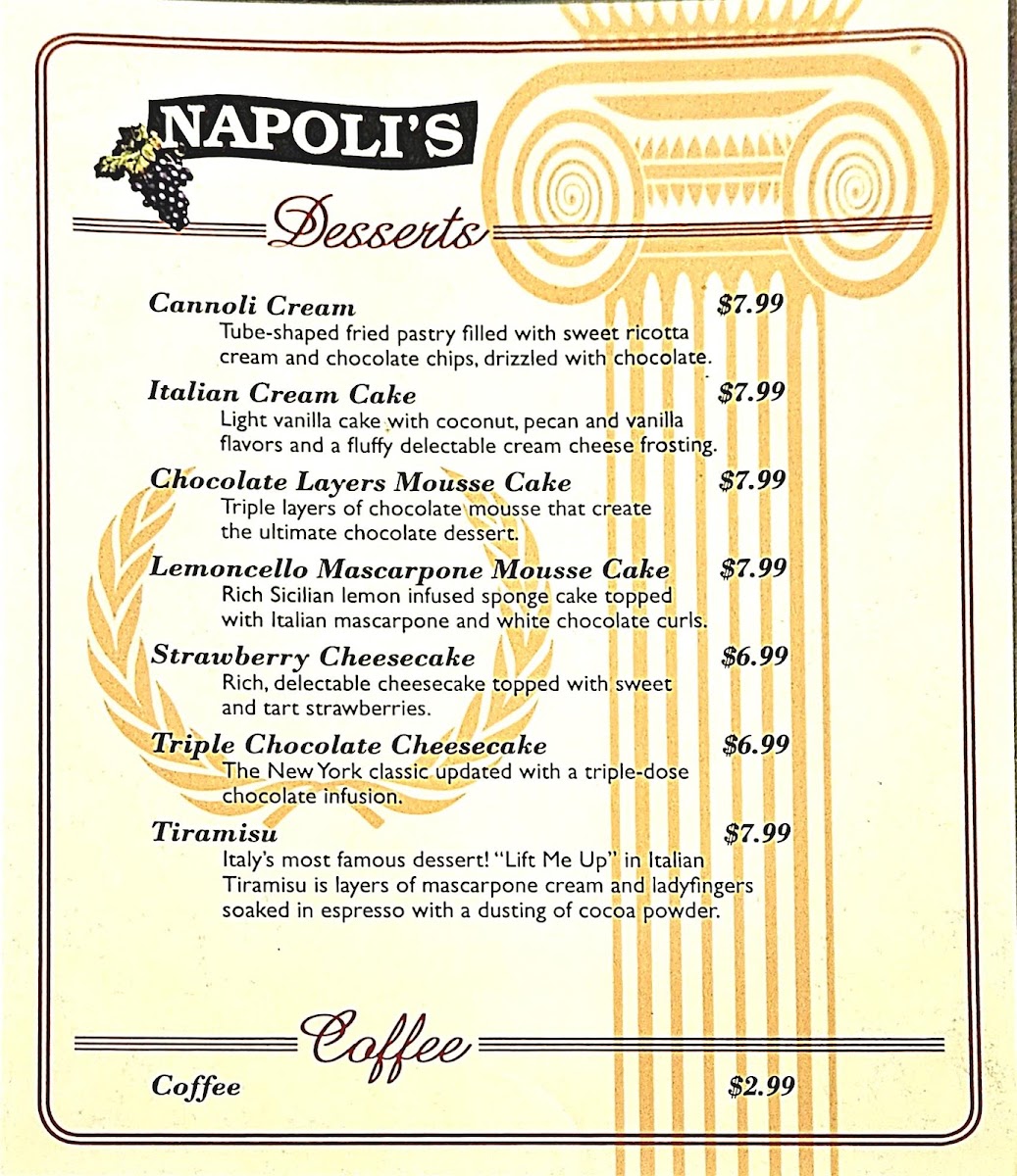 Menu Napolis Italian Restaurant-4