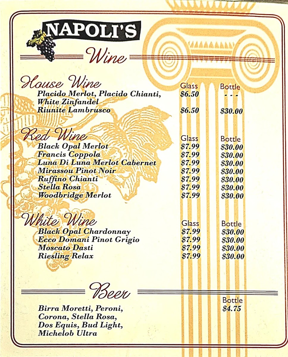 Menu Napolis Italian Restaurant-6