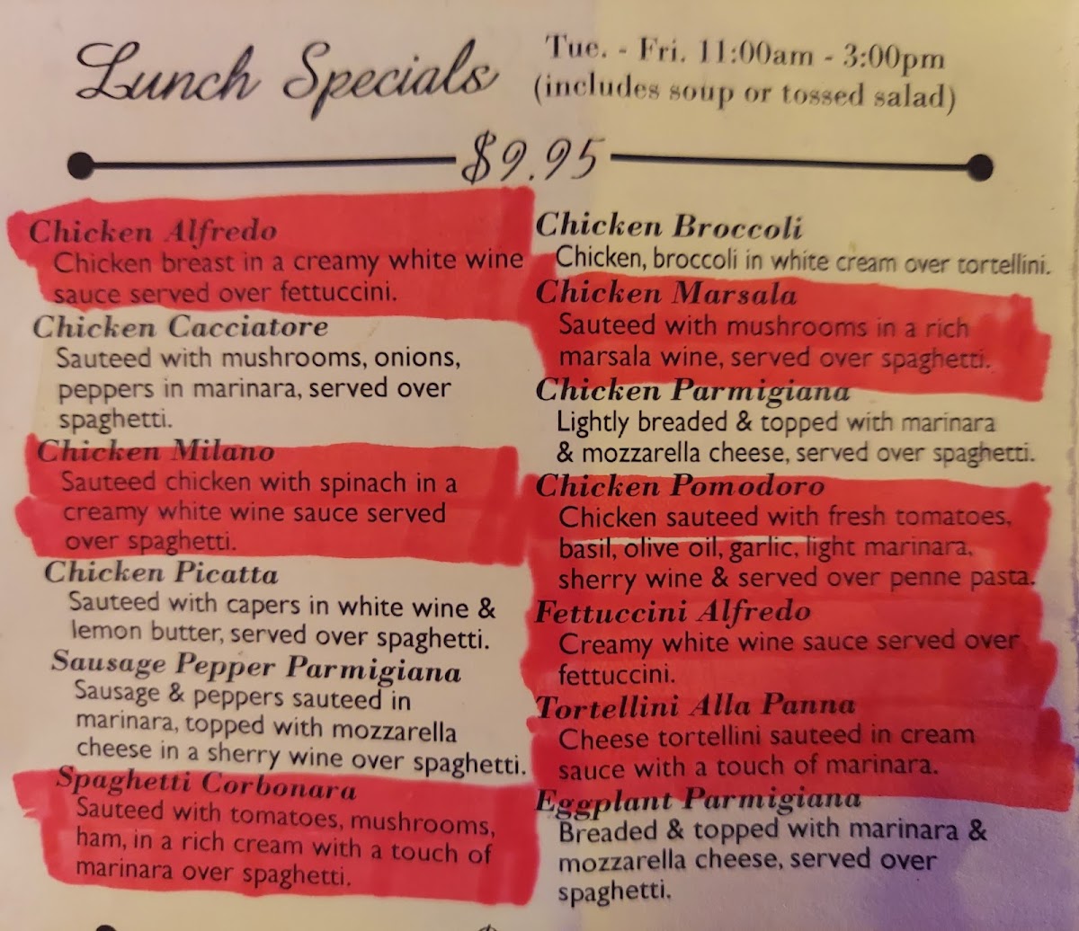 Menu Napolis Italian Restaurant-8