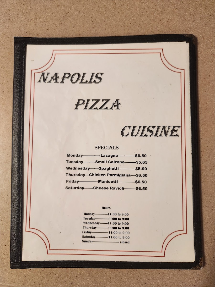 Menu Napolis Pizza Cuisine-6