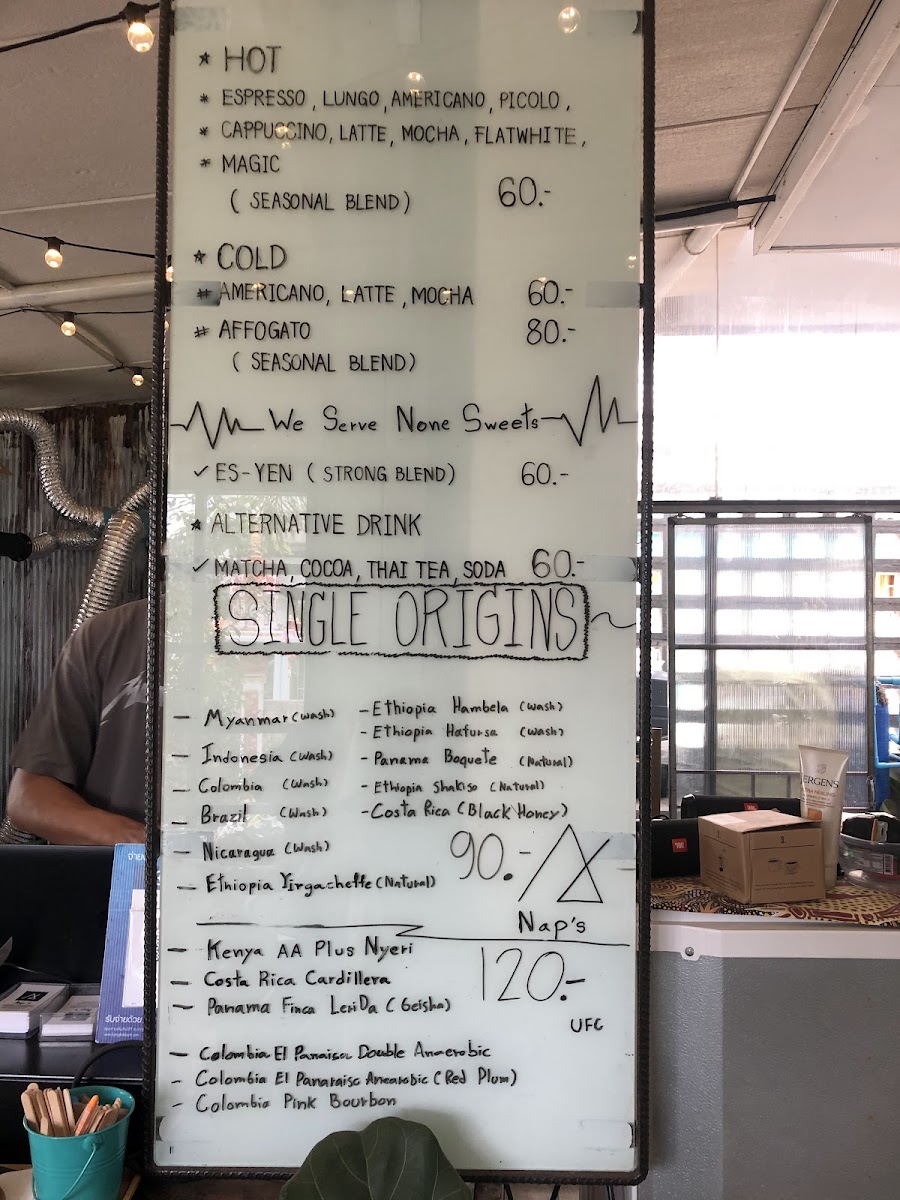 Menu Nap's Coffee & Roasters Ubon-4