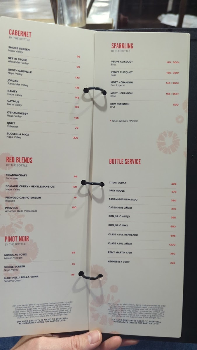 Menu Nara Sushi & Hibachi Steakhouse-3