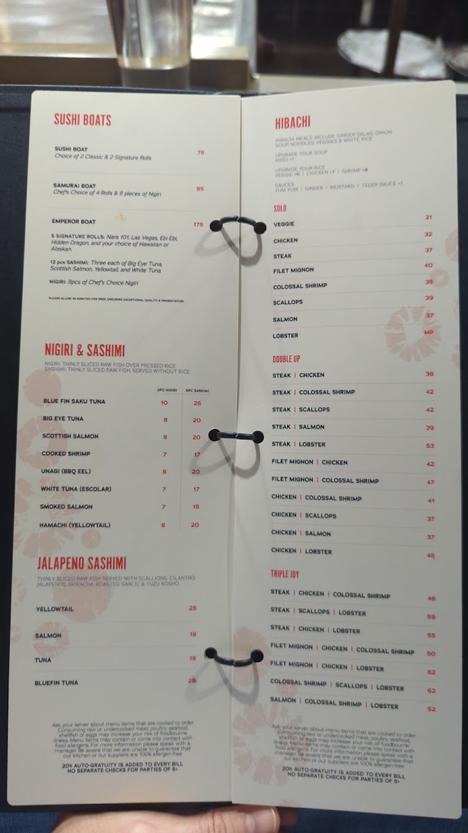 Menu Nara Sushi & Hibachi Steakhouse-4