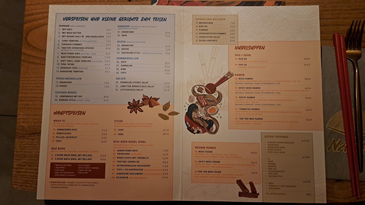 Menu Nashi