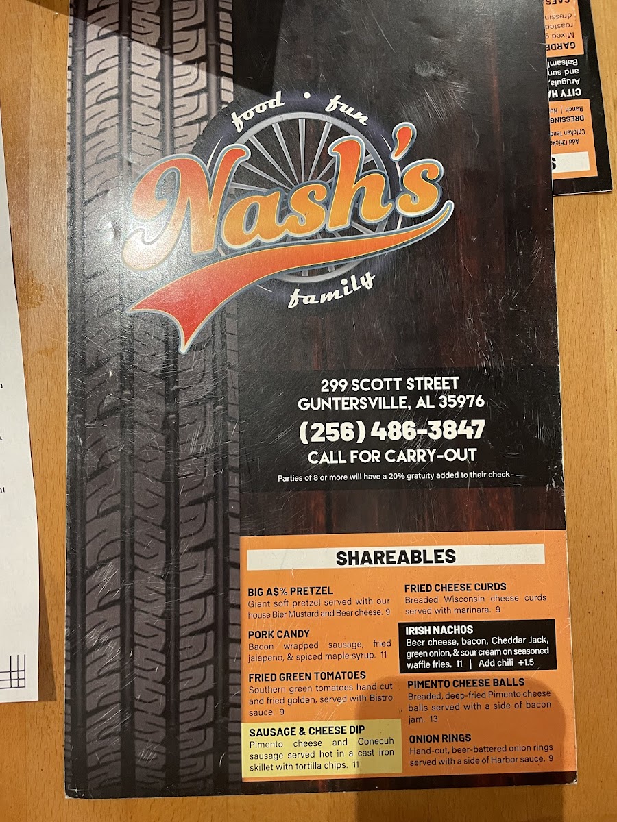 Menu Nash's-8