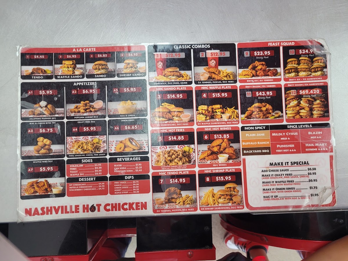 Menu Nashville Hot Chicken-1