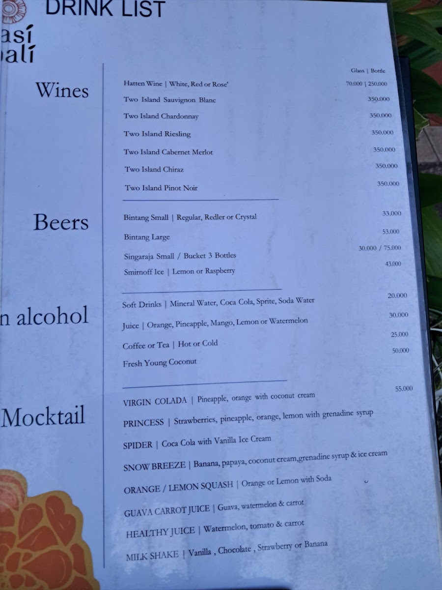 Menu Nasi Bali Restaurant Legian-10