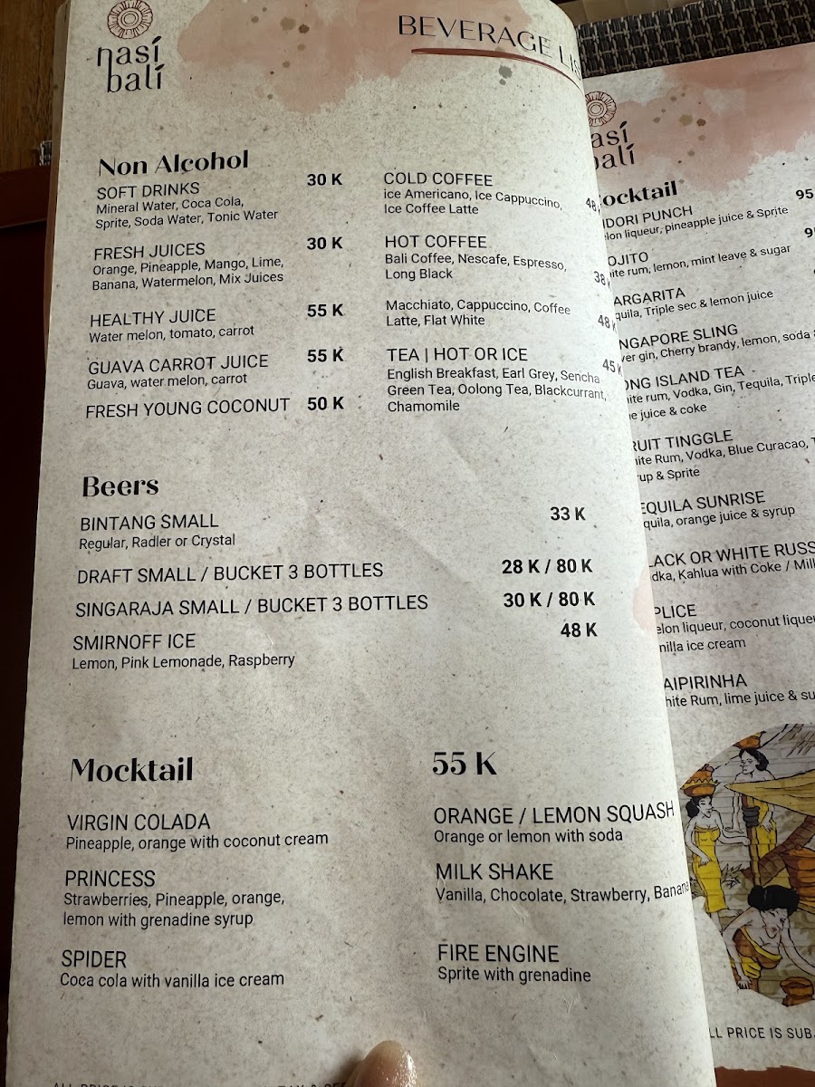 Menu Nasi Bali Restaurant Legian-2