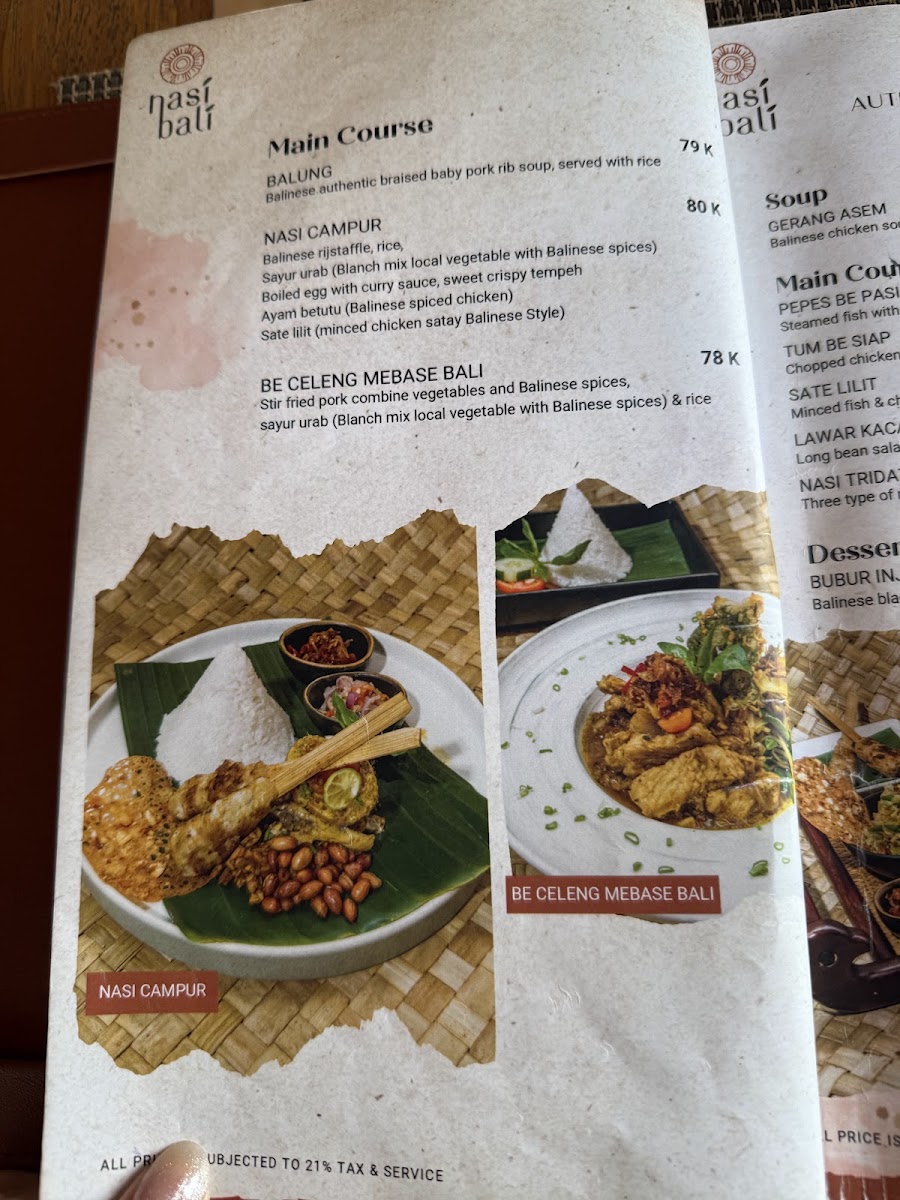Menu Nasi Bali Restaurant Legian-7