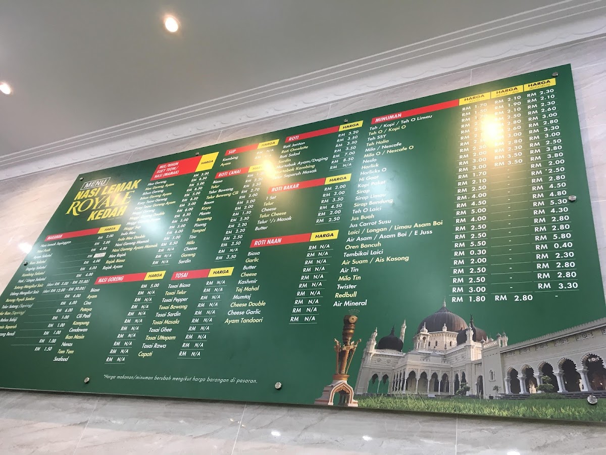 Menu Nasi Lemak Royale Kedah-9
