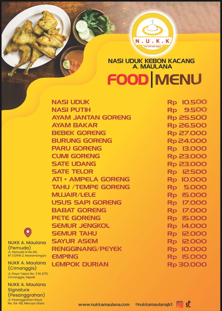 Menu Nasi Uduk Kebon Kacang A. Maulana-2