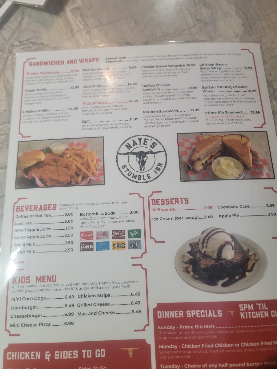 Menu Nate's Stumble Inn-6