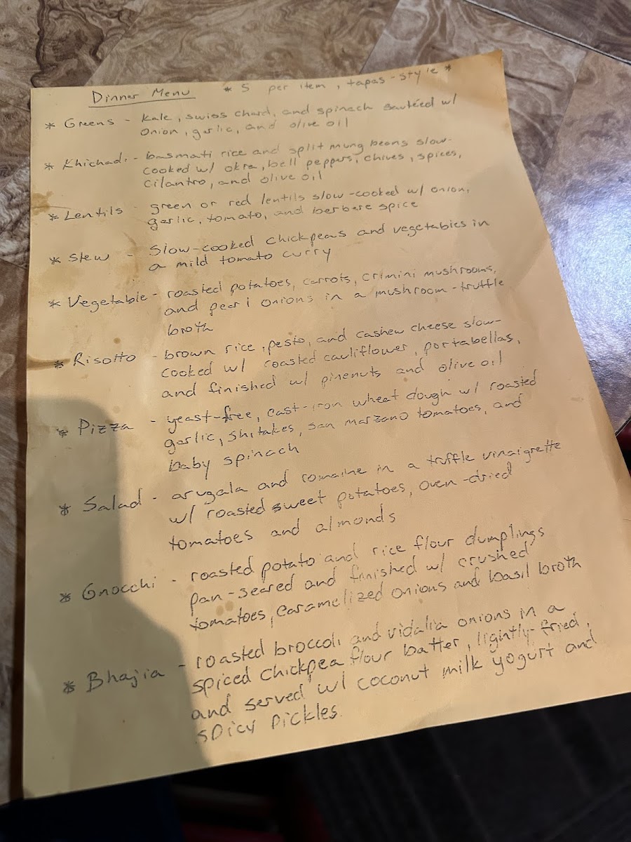 Menu Natural Oasis-2