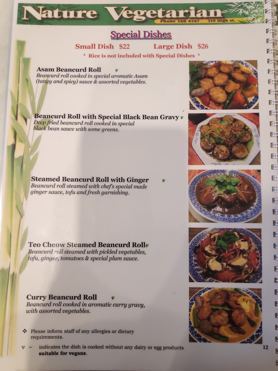 Menu Nature Vegetarian Food-1