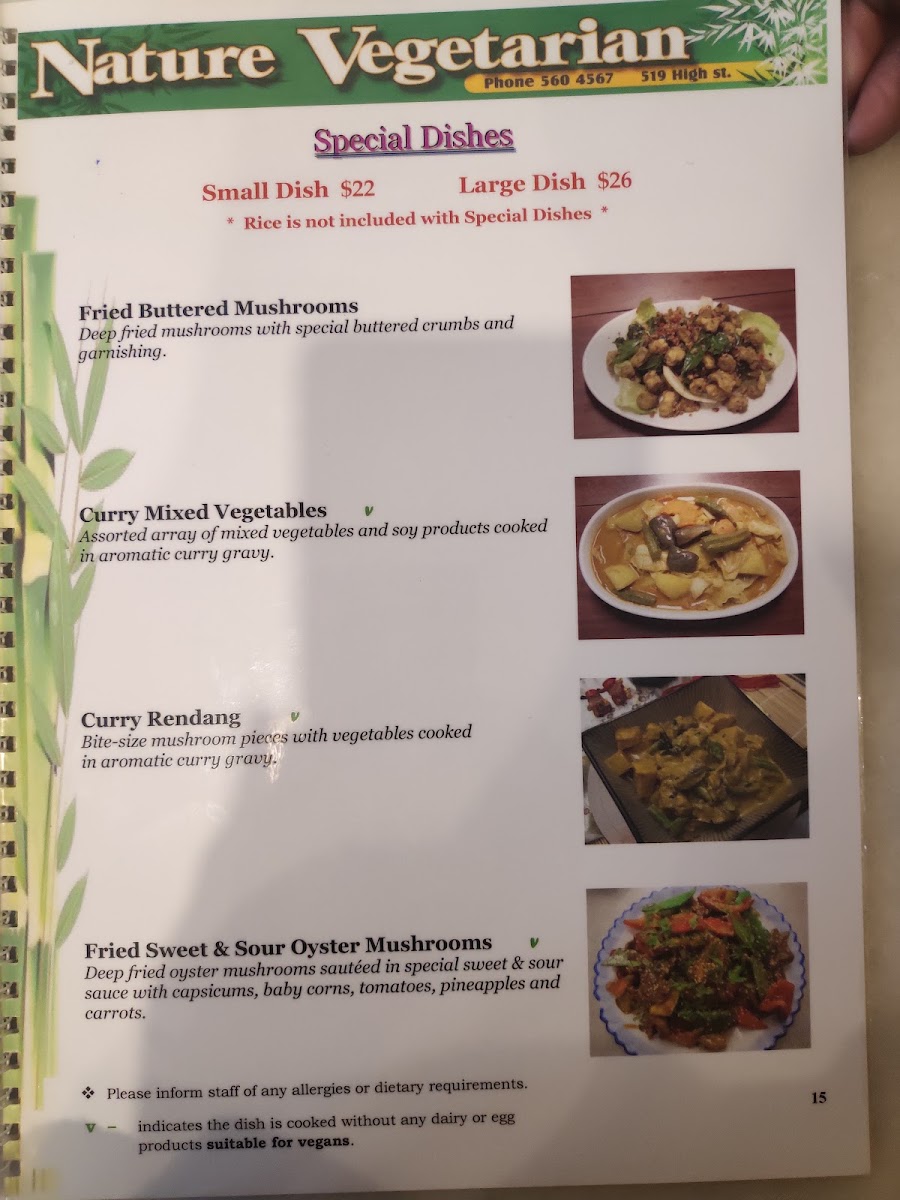 Menu Nature Vegetarian Food-2