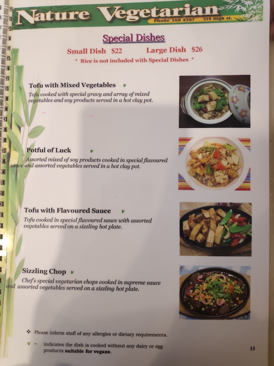 Menu Nature Vegetarian Food-6