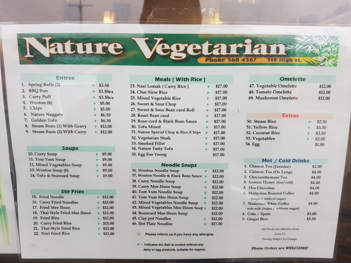 Menu Nature Vegetarian Food-9
