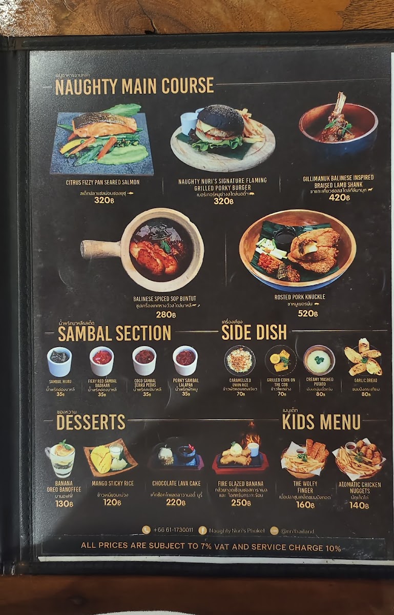 Menu Naughty Nuri’S Phuket-9
