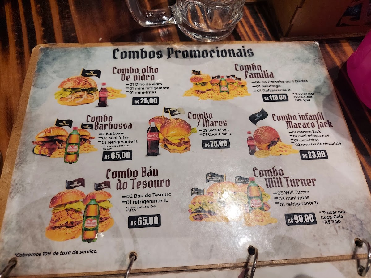 Menu Navio Pirata Hambúrgueria-5