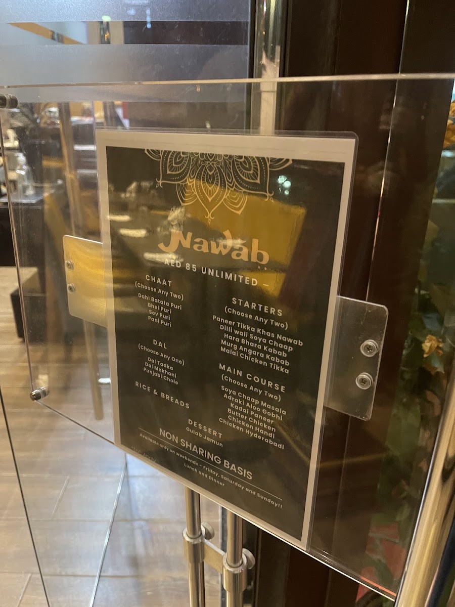 Menu Nawab Authentic Indian Restaurant-10