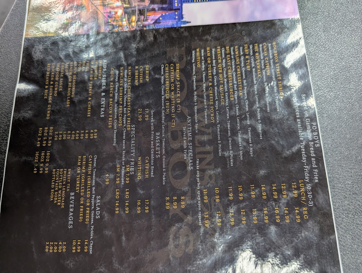 Menu Nawlins Style Po’Boys-2