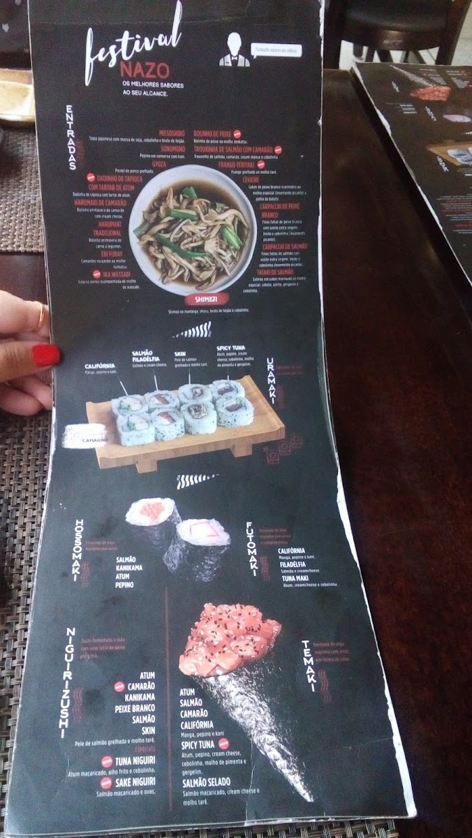 Menu Nazo Japanese Food - Asa Norte-4