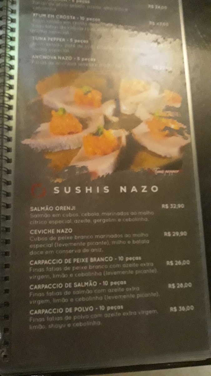 Menu Nazo Japanese Food - Asa Norte-8