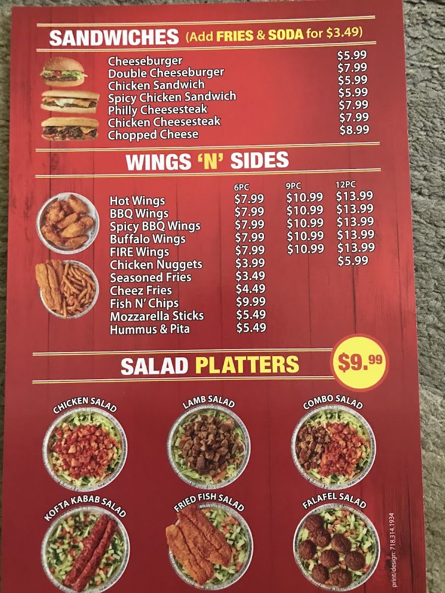 Menu Naz's Halal Food - Pawtucket-5