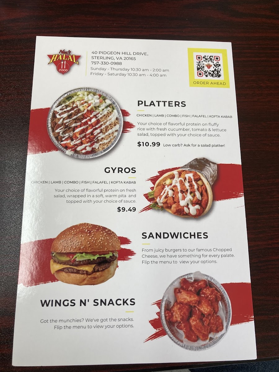 Menu Naz’S Halal Food - Sterling-2