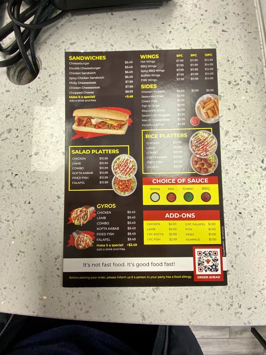 Menu Naz’S Halal Food - Takoma Park-3