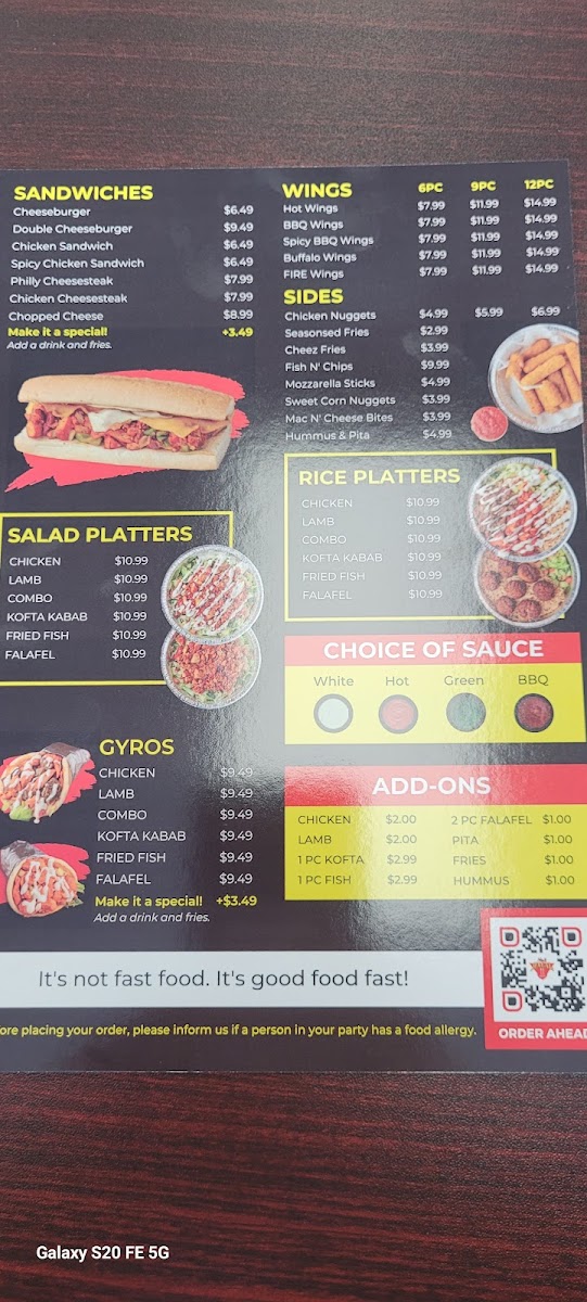 Menu Naz’S Halal Food - Takoma Park-5