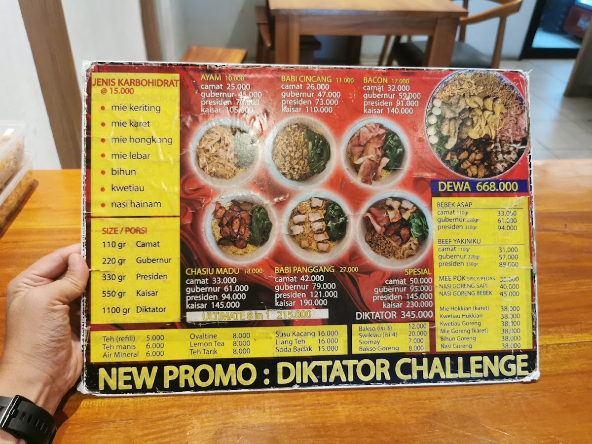 Menu Ncek Legenda Noodle Bar, Kelapa Gading-10