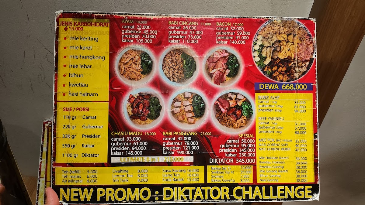 Menu Ncek Legenda Noodle Bar, Kelapa Gading-6