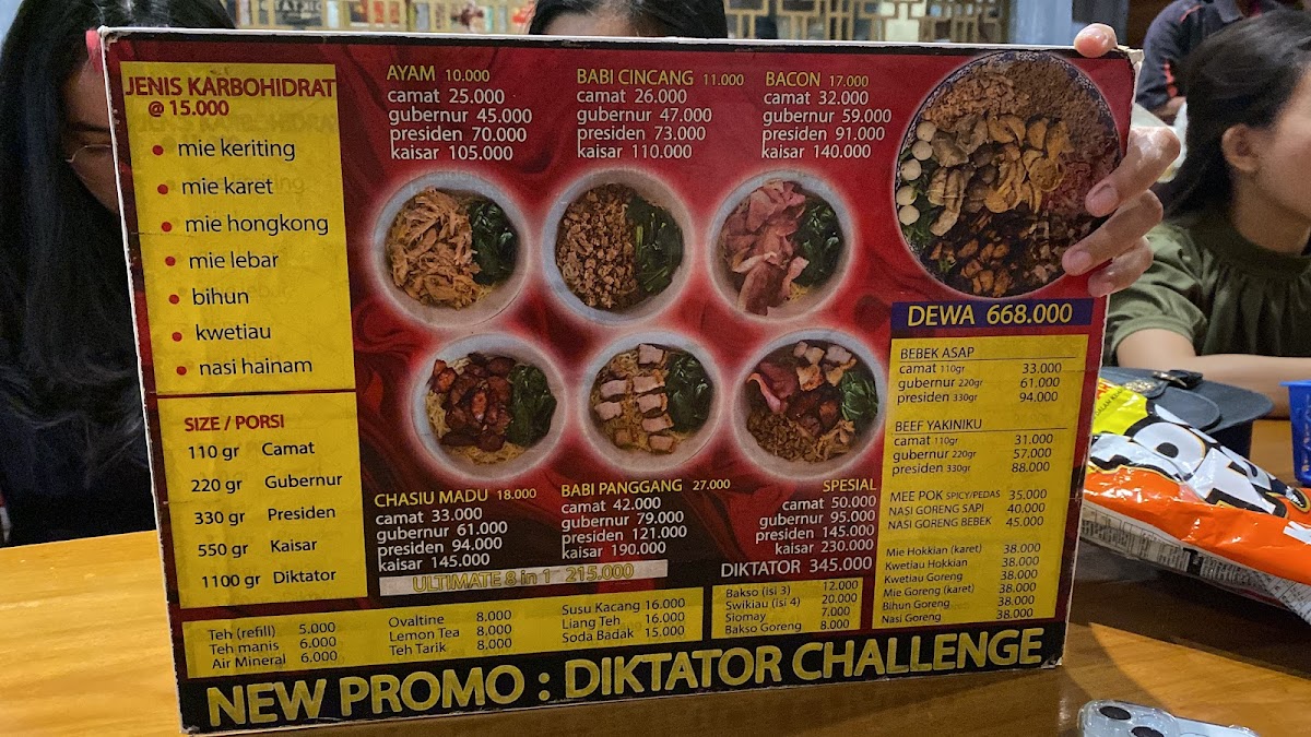 Menu Ncek Legenda Noodle Bar, Kelapa Gading-7