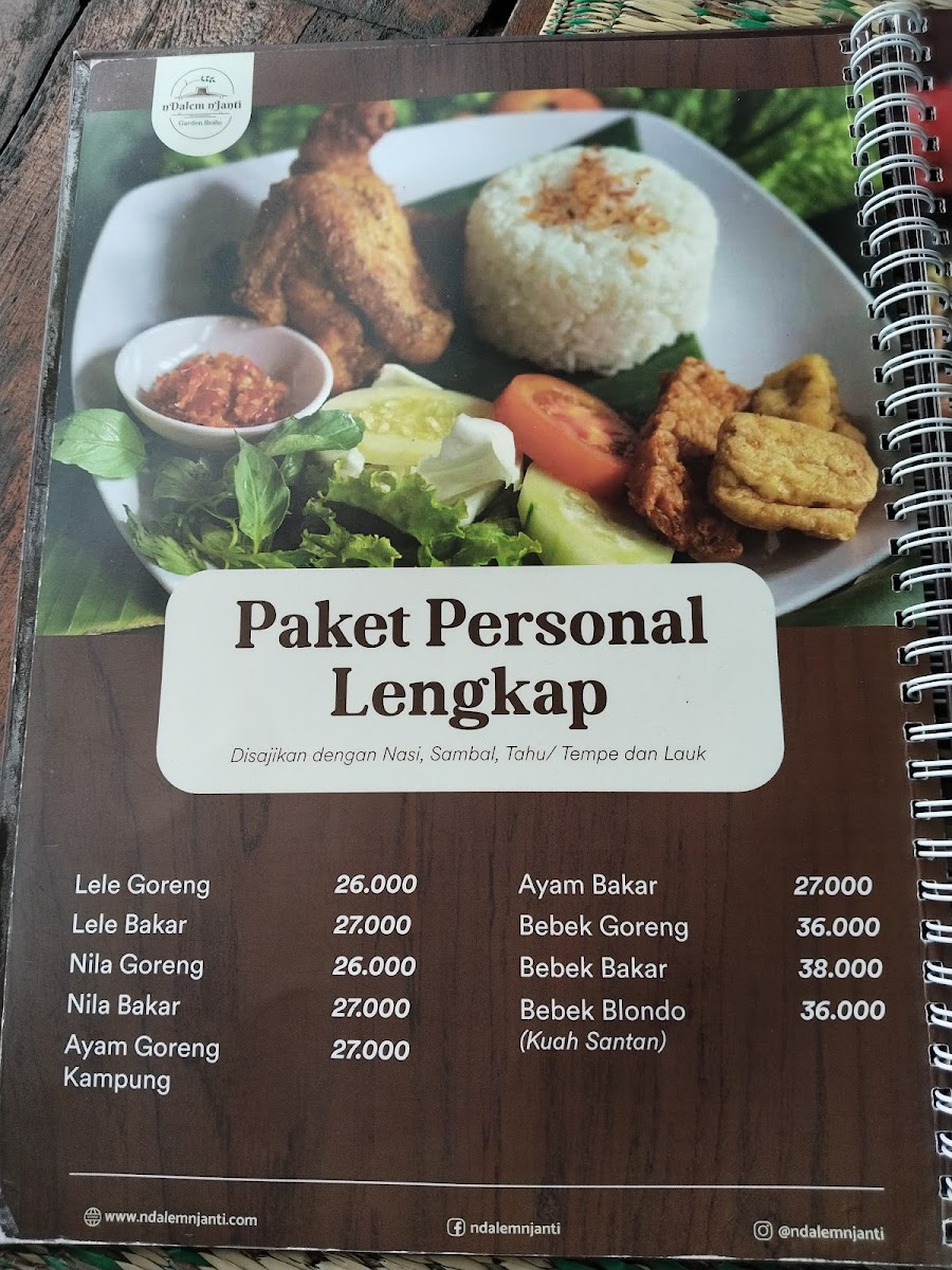 Menu Ndalem Njanti Garden Resto-10