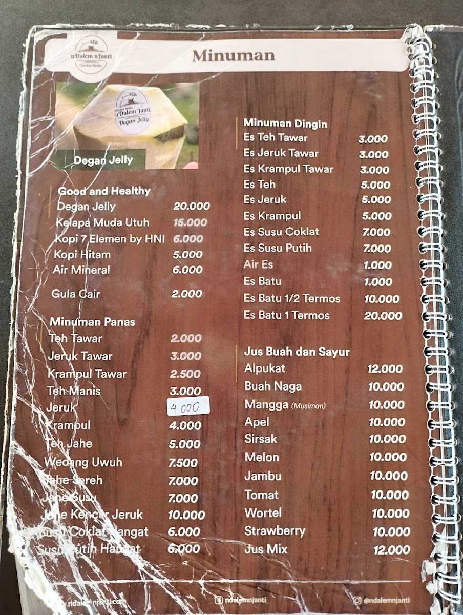 Menu Ndalem Njanti Garden Resto-2