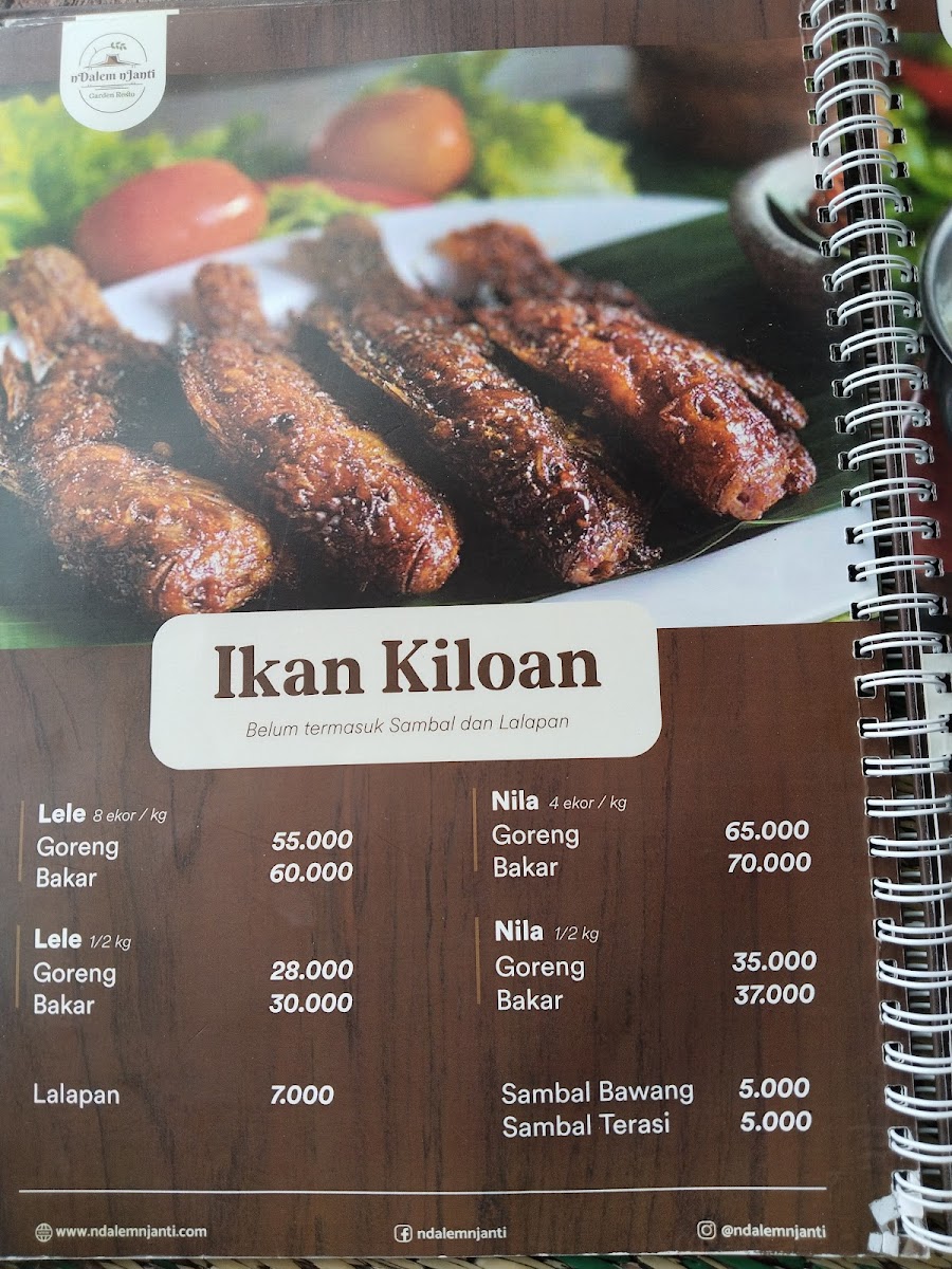 Menu Ndalem Njanti Garden Resto-8