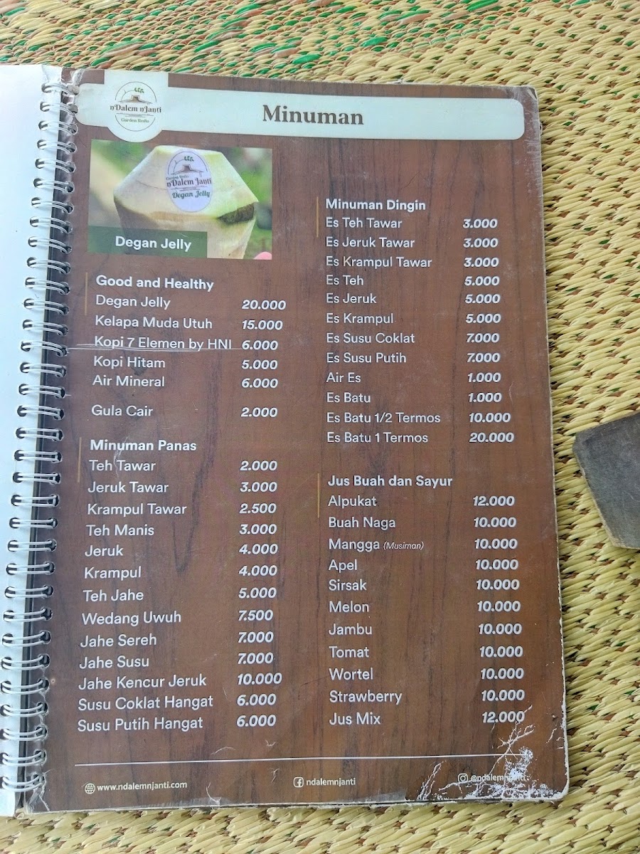 Menu Ndalem Njanti Garden Resto-9