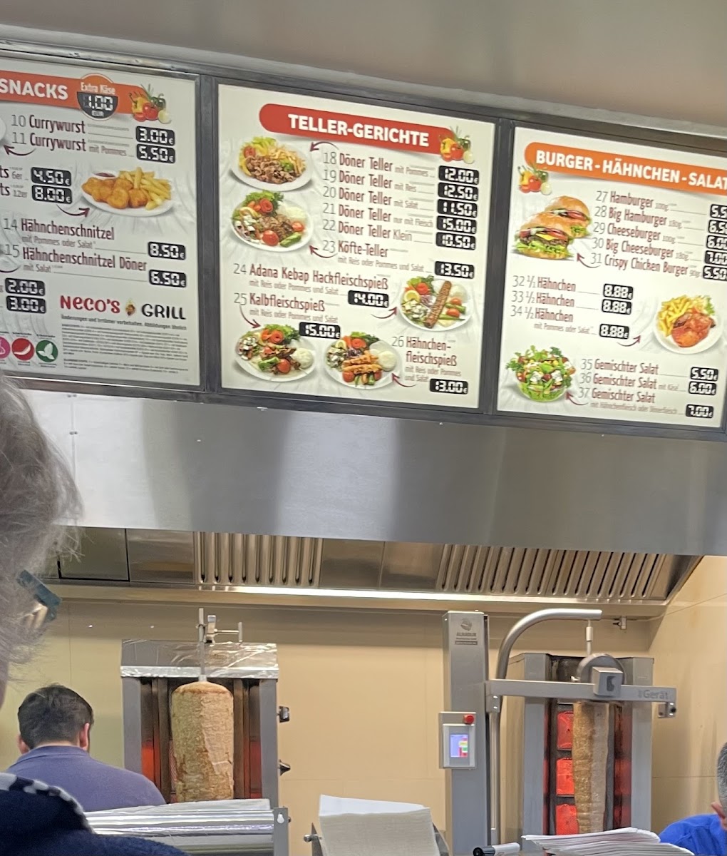 Menu Neco's Grillhaus-7
