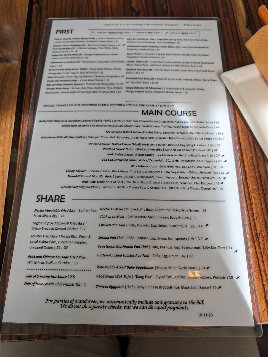 Menu Nectar Restaurant & Lounge-3