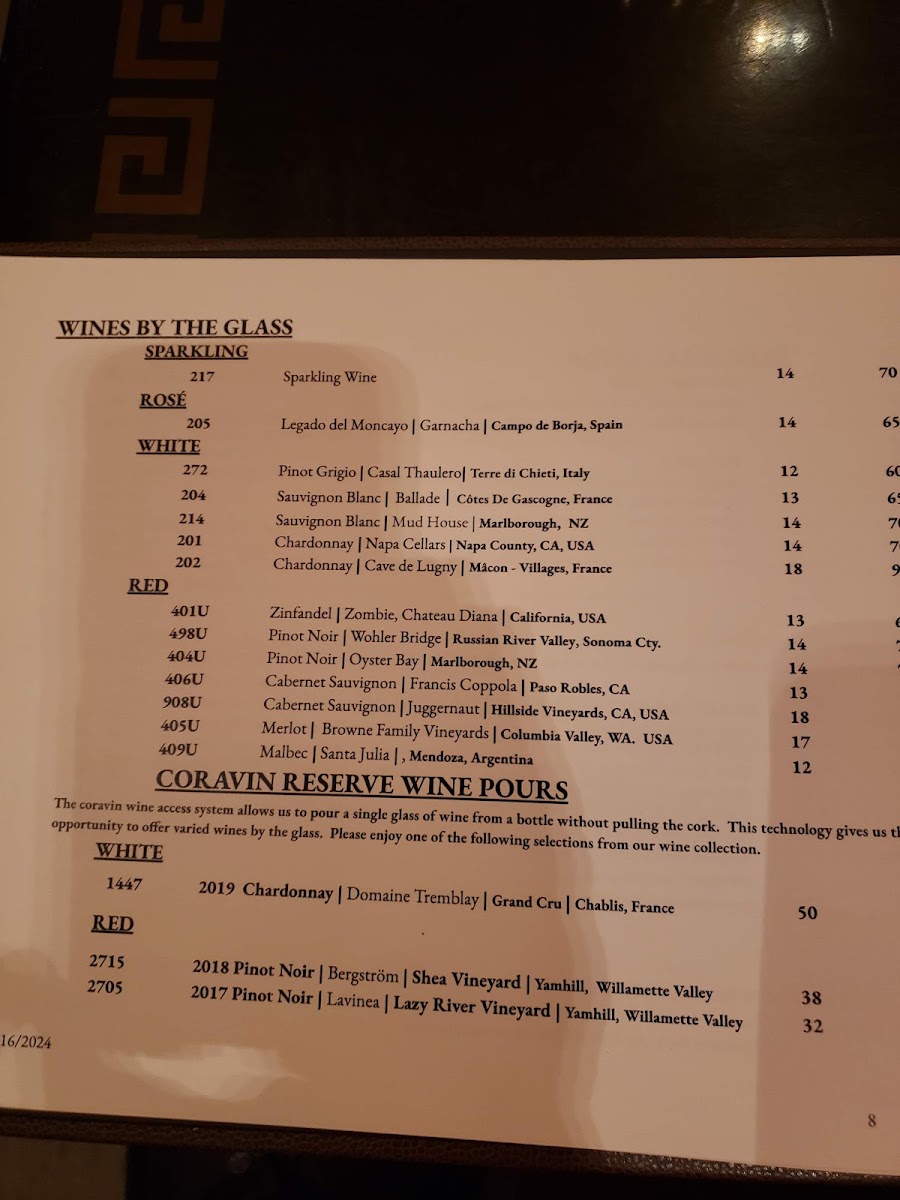 Menu Nectar Restaurant & Lounge-9