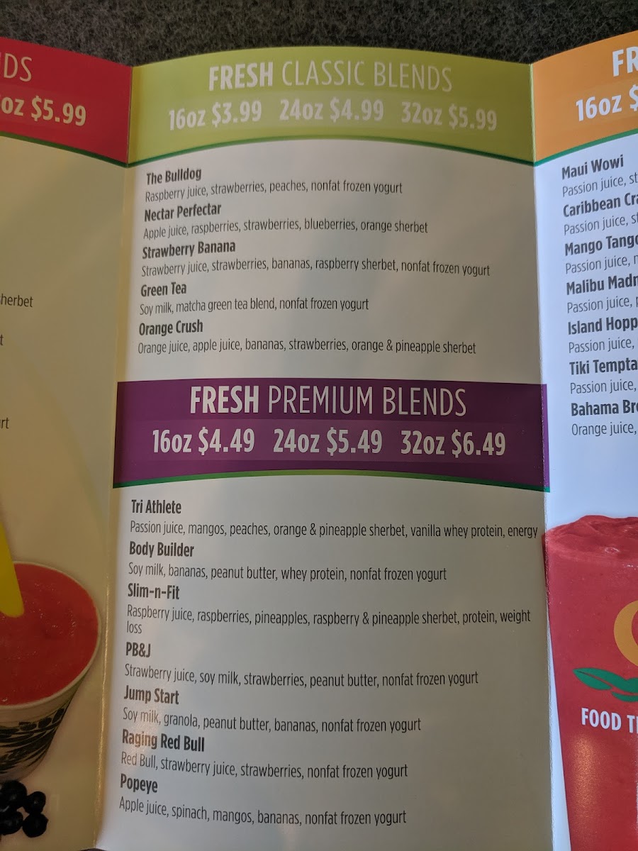 Menu Nectar Smoothie Cafe-2