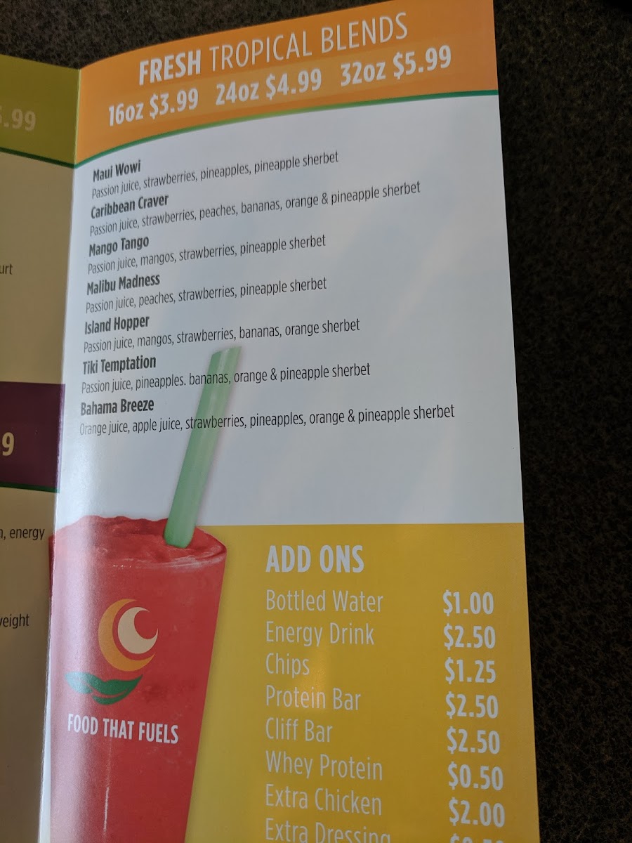Menu Nectar Smoothie Cafe-3