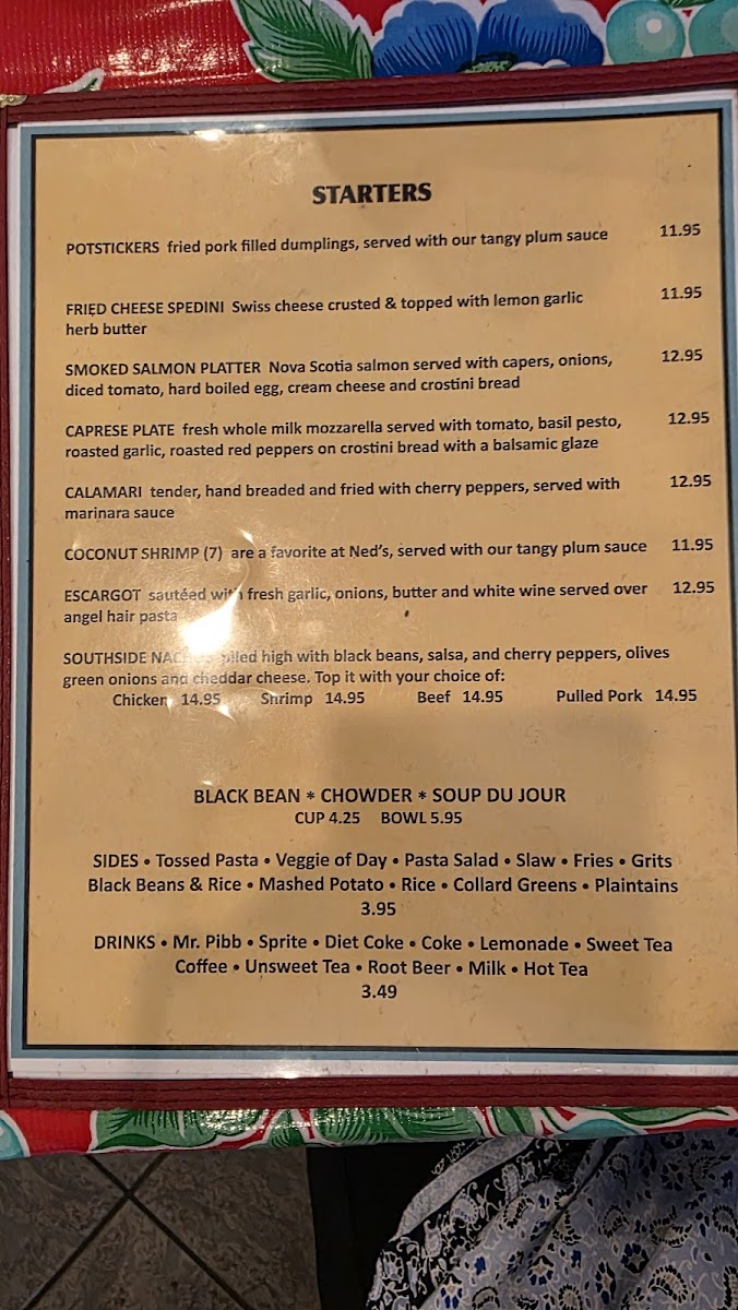 Menu Ned's Southside Kitchen-4