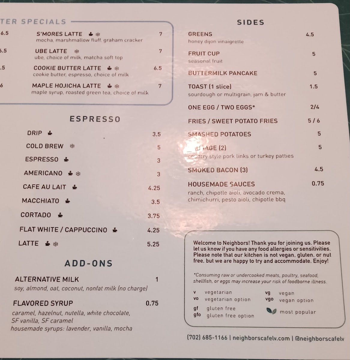 Menu Neighbors-8