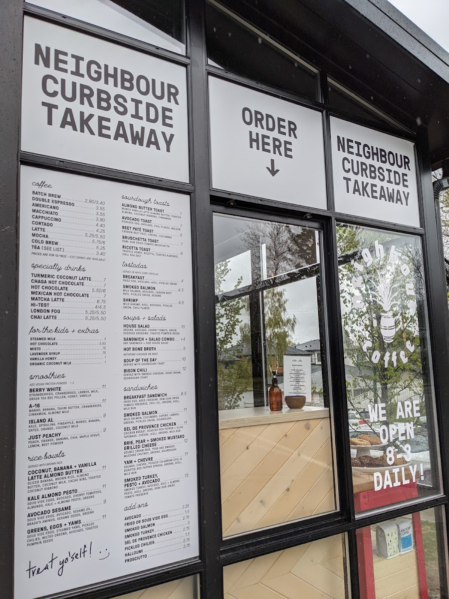 Menu Neighbour Coffee - Altadore-4
