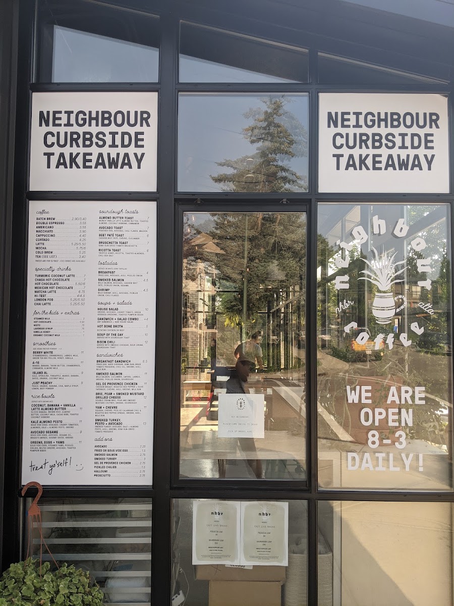 Menu Neighbour Coffee - Altadore-8
