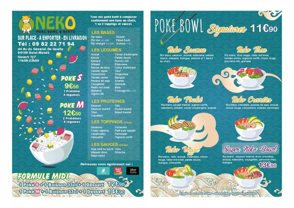 Menu Neko Poke-7