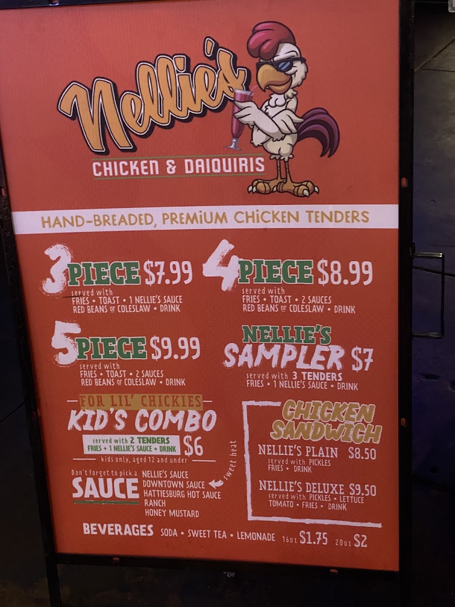 Menu Nellie's Chicken And Daiquiris-4